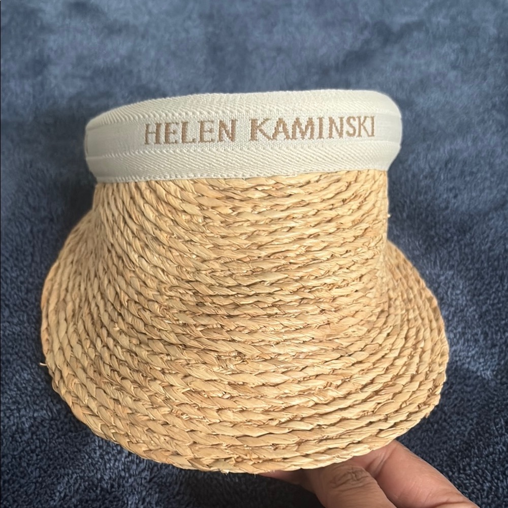 Helen Kaminski Tan Straw Visor - Picture 6 of 6